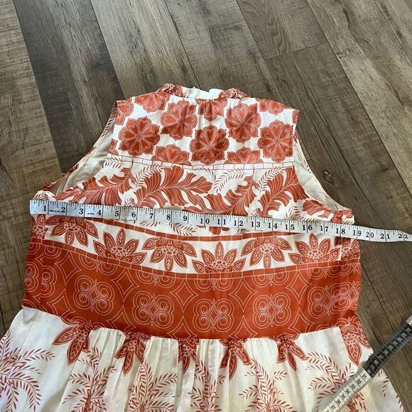 Johnny Was Maelle Sleeveless
Tiered Midi Dress size S - Picture 4 of 7